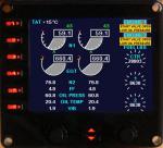 B737-800 EICAS FSX model for Saitek Pro Flight Instrument Panel