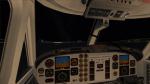 Default FSX Beech King Air 350 Instrument Night Lighting