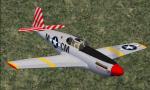 FS2004 P-51C Mustang, Betty Jane Textures