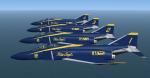 U.S. Navy Blue Angels Textures for the Iris RN Phantom II - FG1