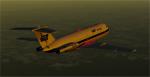 FSX/FS2004 BAC One-Eleven BAC 1-11 416EK Hush-Kits Britt Airways  Textures