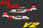 P3D/FSX HC-130H Cal Fire Texture Pack