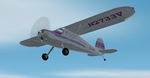 FS2004/2002
                  Polished metal and Deep Violet Cessna 140 textures