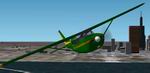 FS2002
                  Green and Gold Custom texture for the default Cessna 182R