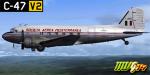 FSX C-47 Societa Aerea Mediterranea Textures