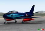 FS2004
                  North American F-86E Italian Air Force "Frecce Tricolori" (Early
                  livery) Textures only