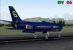 FS2004
                  Italian Air Force, North American F-86E/Canadair CL-13 MkIV,
                  "Frecce Tricolori" Aerobatic Team, (Final livery) Textures only
                  