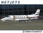 FSX/FS2004 Cessna Citation Excel XLS - NetJets Europe (CS-DXU)