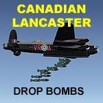 FSX Canadian MkX Lancaster Drop Bombs.