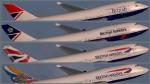 Boeing 747-400 British Airways Collections Textures