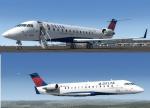 FSX/P3D Bombardier CRJ-200 Delta Connection package