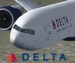 FS2004/FSX Delta Airlines Boeing 777-200LR 