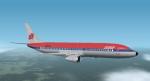 FS2002/2004 Dixair textures for default Boeing 737-400