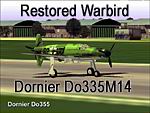 FS2002                Restored Dornier Do335M14                    Warbird: 