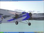 Ford Tri-Motor in Blue and White Swiss Textures