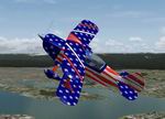 FS2004
                  Christen Eagle II "American Flag" Textures only.