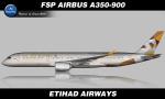 FSX/FS2004 Etihad Airways Airbus A350-900 - textures