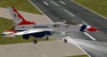 FS2000
                  USAF Thunderbird repaint of Giuseppi Chiacchietta's Version
                  1.5 F-16.