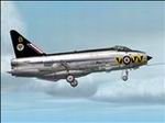 FS2004/2002                   EE Lightning 74 'Tiger' Squadron (1960's) Textures only