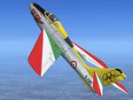 FS2004/FS2002
                  Republic F-84F "Getti Tonanti" Acrobatic Team of Aeronautica
                  Militare Italiana (Italian Air Force) Textures Only