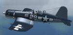 FS2004/FSX FG-1D Corsair VF-17 Textures