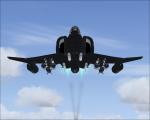 FSX compatible F-4 Phantom II engine smoke effect