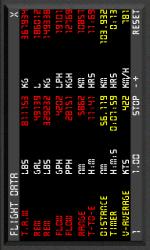 FS9 / FSX Fuel Data and Door Control Gauge.