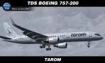 FSX/P3D/FS2004 Tarom Gray Boeing 757-200 - YR-ABE