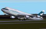 FS2004/2002
                  Boeing 747-400 - Cathay Pacific Standard.