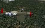 CFS2/FS9 Alphasim Republic P-47D-11-RE Thunderbolt Razorback 42-75510/HV-A Textures only