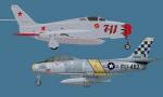  F-84F "Casey Jones" imitation MiG of The Hunters Textures