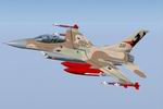 FS2004                   Israel Air Force F-16A Fighting Falcon No.115 "Aggressor"                   Sqn Textures Only