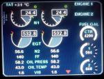 737-8 FSX EICAS Secondary Gauge