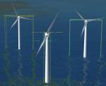 Three Animated FSX Wind Turbines