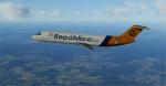 Douglas DC9-30 Aerorepublica for FSX Acceleration and Prepared P3D