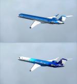 FSX/P3D Nordica and Estonian Bombardier CRJ-900 package