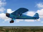 Piper J3 Cub American Girl and Blue Drops Textures