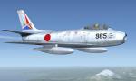 FSX F-86 Sabre 965 of JASDF Textures
