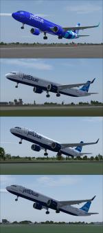 FSX/P3D Airbus A321-271NX jetBlue Multipack (incl. New Livery)