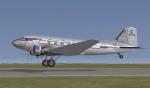 FSX/P3D Douglas DC-3 Johnson Flying Service textures