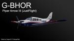 Justflight Piper Arrow III G-BMUO Textures