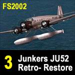 FS2004
                  JU52 Retro Restore Project Pt3