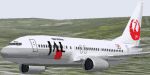 FS2000
                  Boeing 737-400 JAL Texture