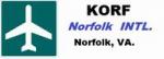 KORF. Norfolk International. Norfolk, VA.