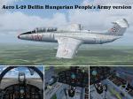 FS2004/FSX L-29 Delfin Hungarian People's Army Textures