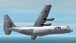 FS2002
                  Pro Lockheed L-382G Hercules. UNITED NATIONS Inspection Team
                  Aircraft