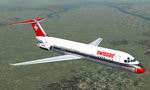 FS2004
                  DC9-30 Swissair Photo realistic 'Lay in Red'