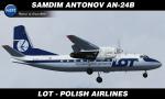 FSX/FS2004 LOT Antonov An-24B - SP-LTT Textures