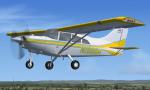 FSX Maule M7-260 blue and yellow textures
