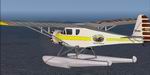 FS2004
                    Monocoupe 135F floatplane in three paint schemes .